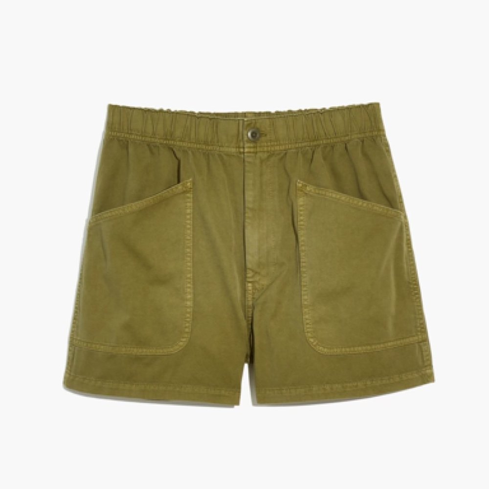 Shorts - Madewell - Pull-On - Forest Green (25, fits 26 better)